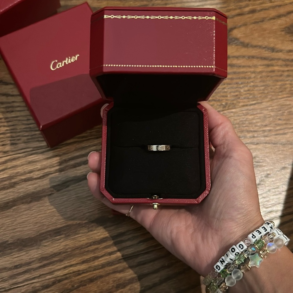 Cartier love wedding band size 48